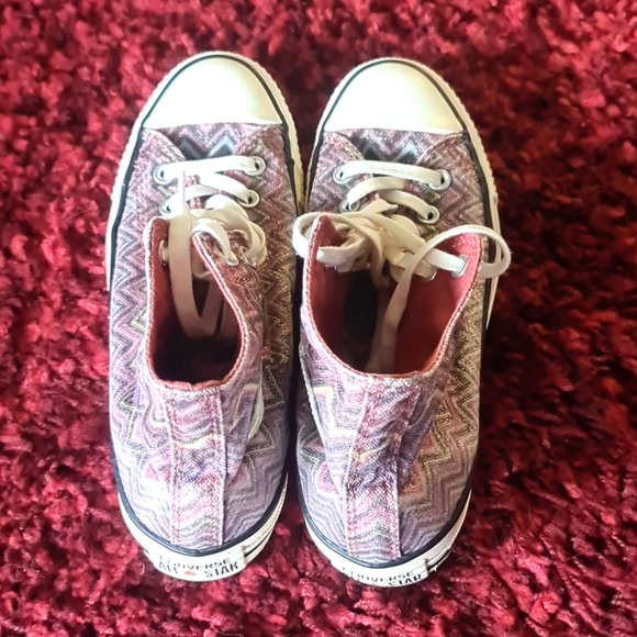 NWOT Ladies Converse x Missoni -All star Chuck Taylor US 8.5. - Picture 3 of 9